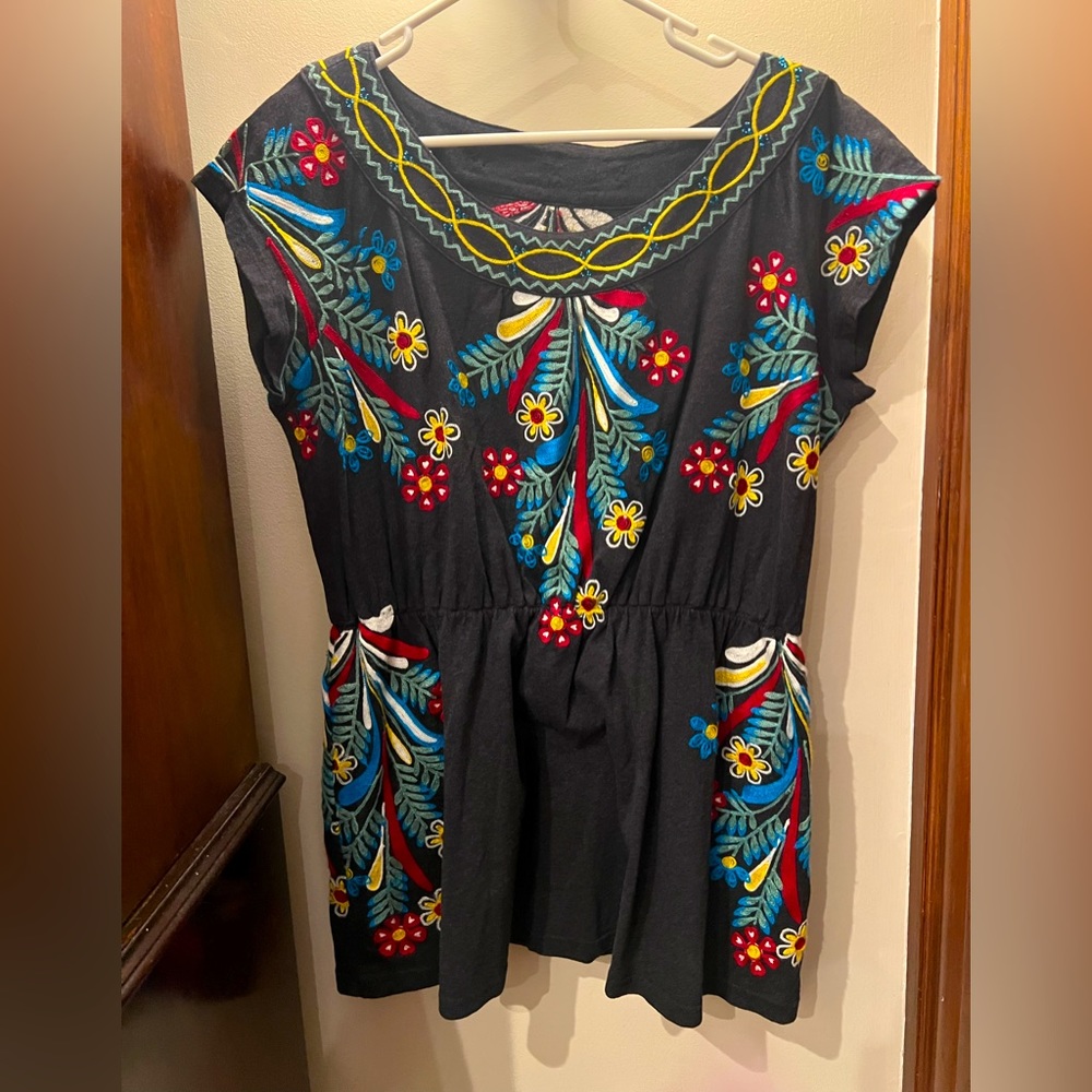 Double D Ranch Embroidered & Beaded top size L